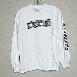 Columbia Long Sleeve White Top - Size Medium